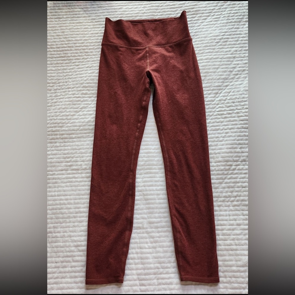 Vuori Clean Elevation leggings in cinnamon heather size XS